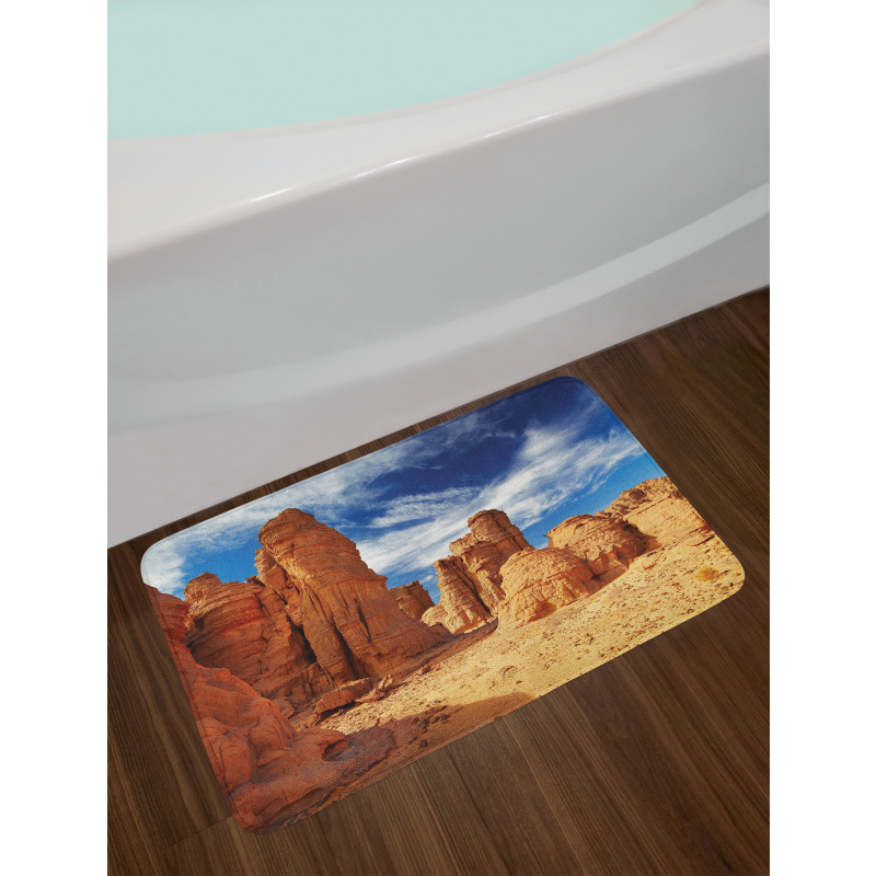 Bizarre Sandstone Cliffs Bath Mat