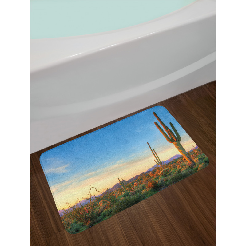 Sonoran Desert Sunset Bath Mat