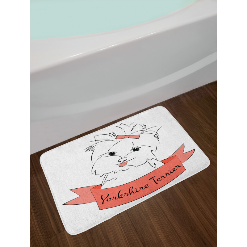 Puppy Hair Buckle Bath Mat