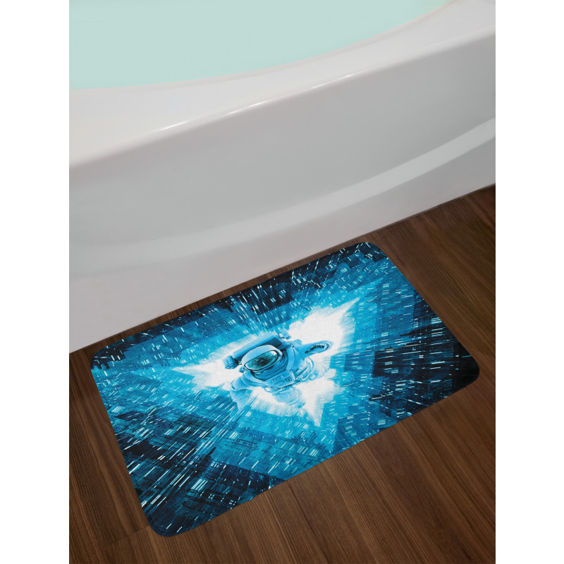 Space Man Diving Bath Mat