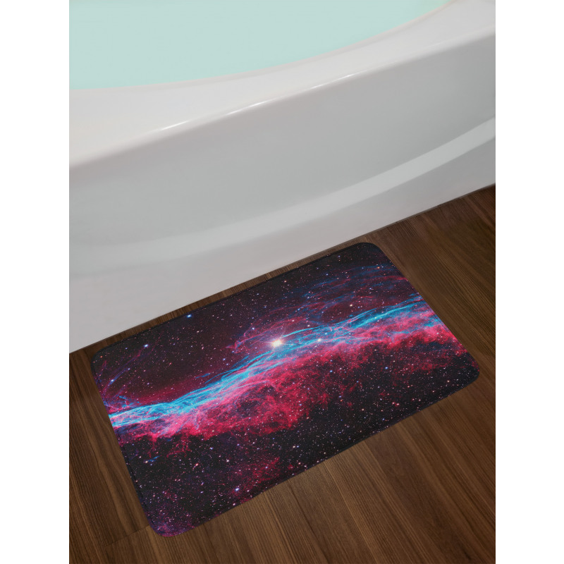 Outer Space Stars Galaxy Bath Mat