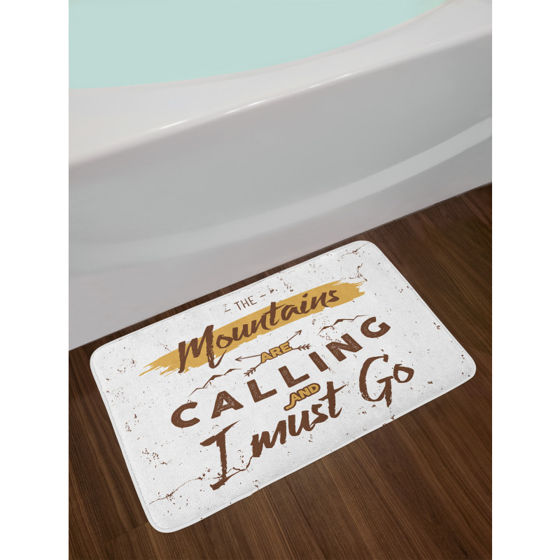 Call of the Mountains Bath Mat