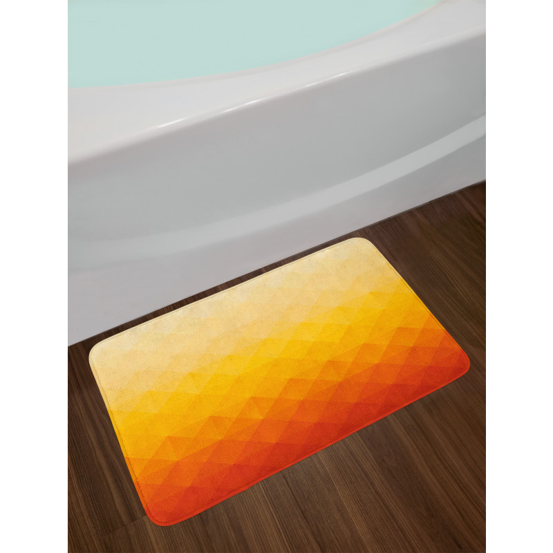 Triangle Mosaic Poly Bath Mat