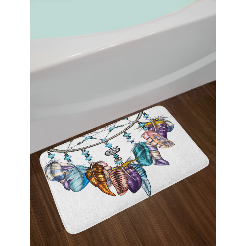 Ornate Dreamcatcher Bath Mat