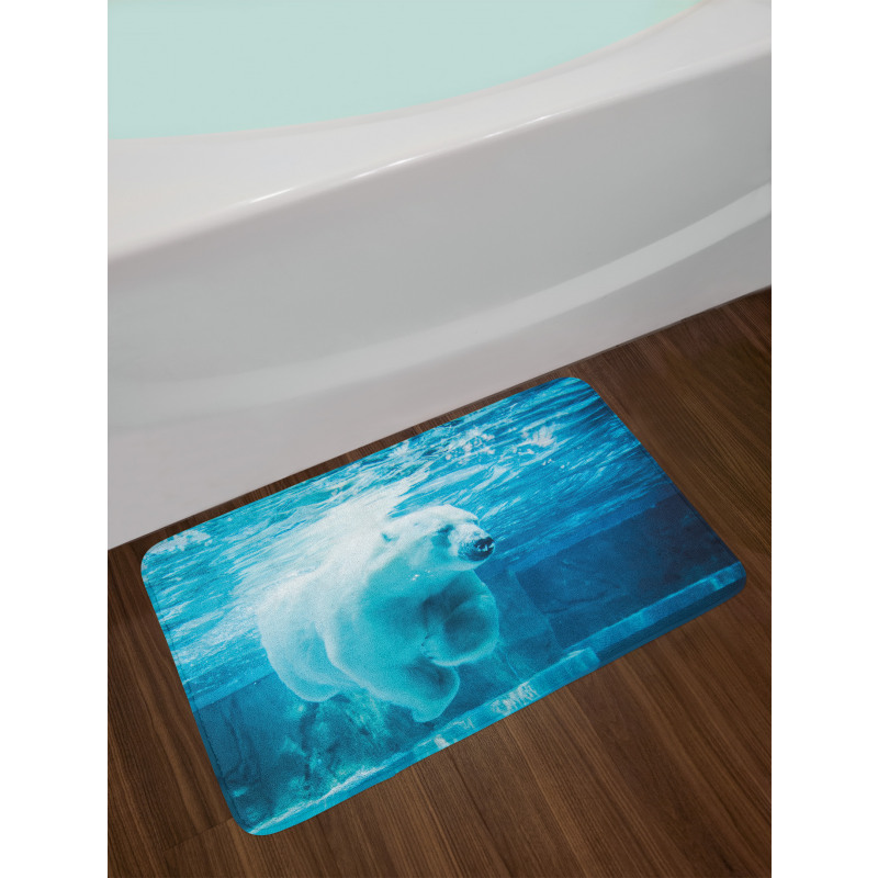 Arctic Polar Underwater Bath Mat