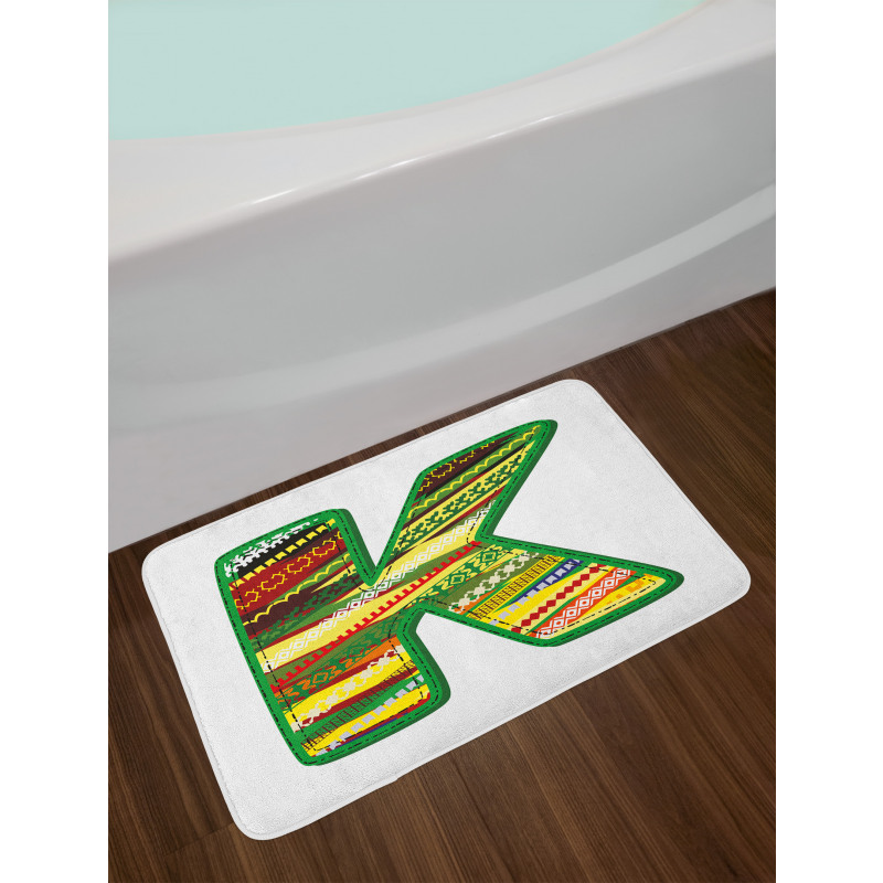 K Green Childish Fun Bath Mat