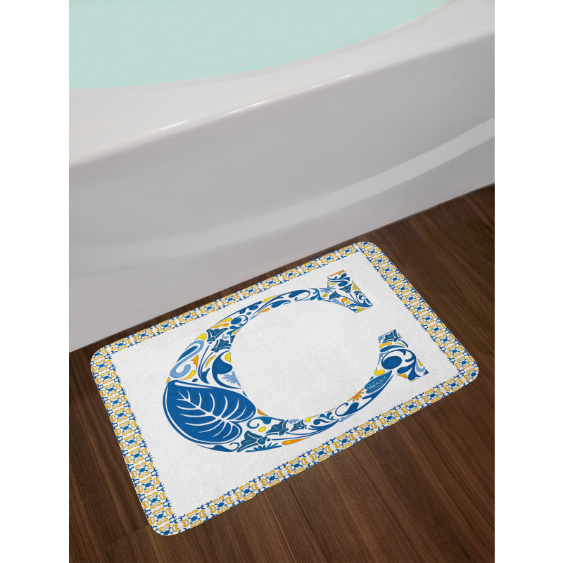 Portuguese Culture Art Bath Mat