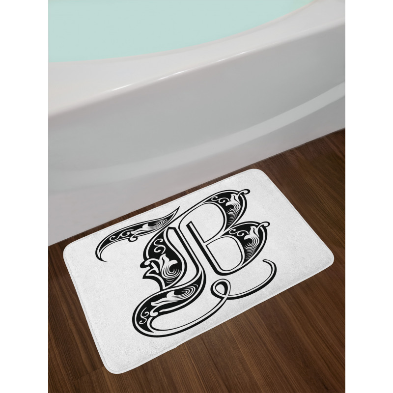 Classic Font Bath Mat