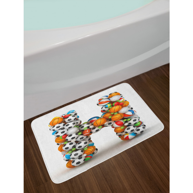 Gaming Balls Sports Bath Mat