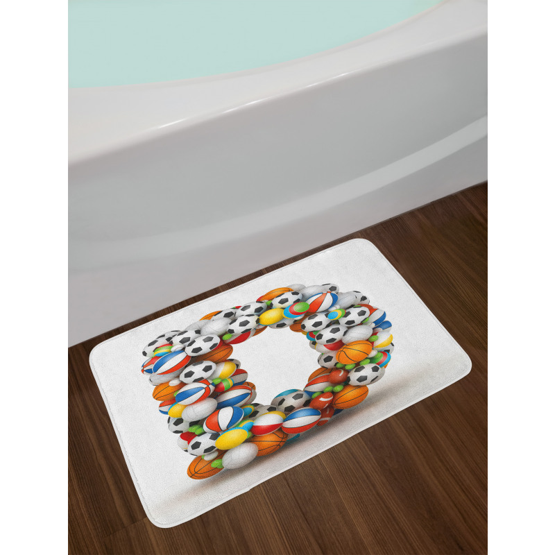 Sports Inspired Style Bath Mat