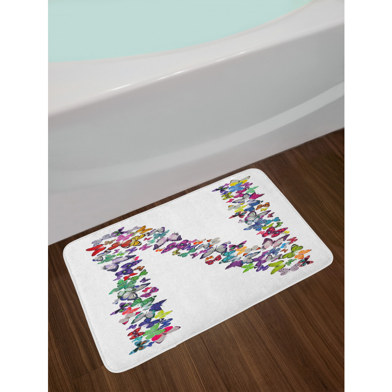 Capitalized N Animals Bath Mat