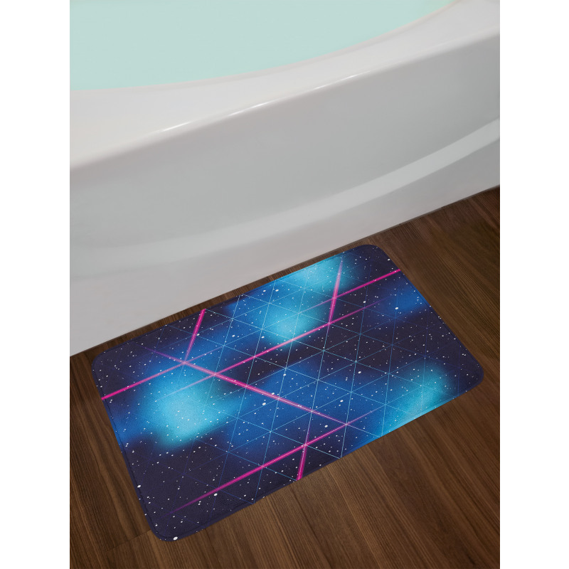 Retrofuturistic Bath Mat