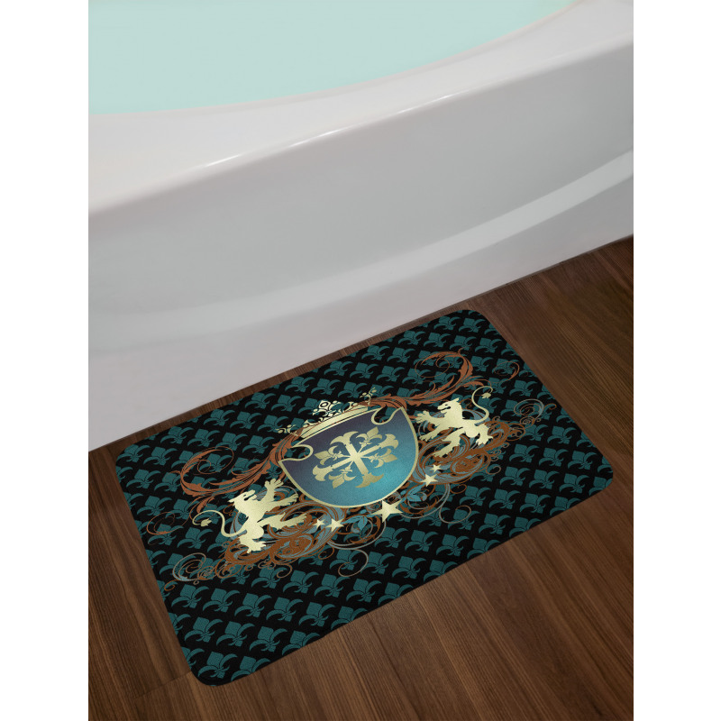 Middle Ages Coat of Arms Bath Mat