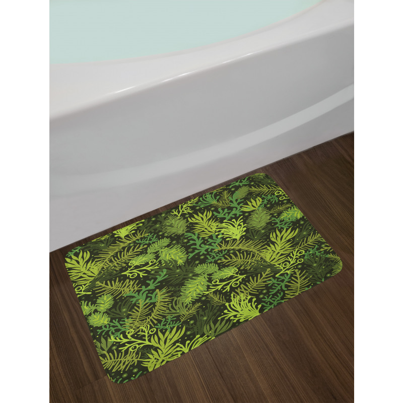 Evergreen Christmas Tree Bath Mat