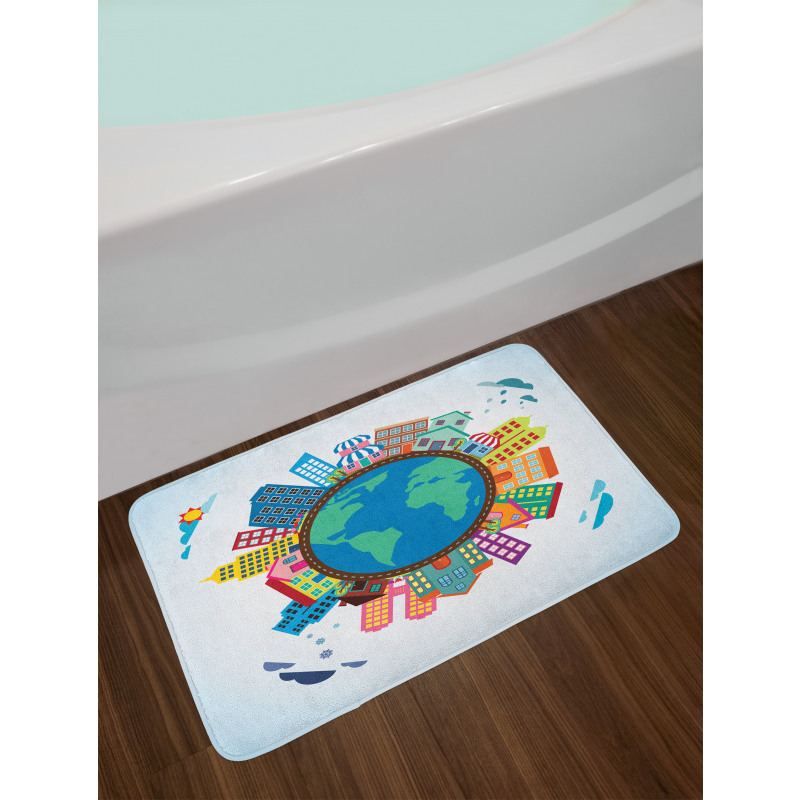 Apartment Building Bath Mat