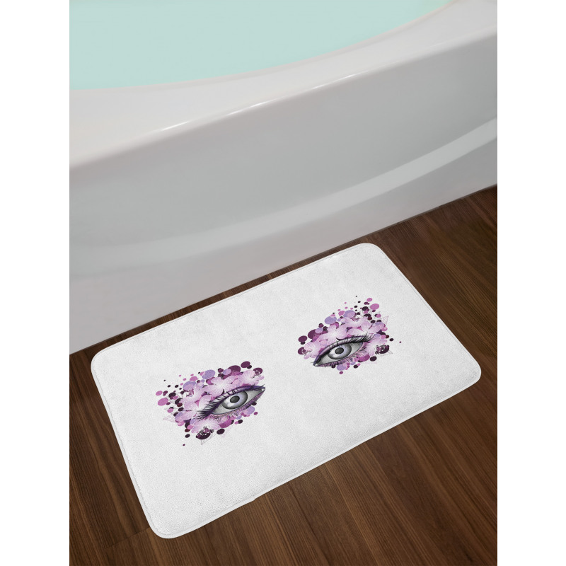 Fantasy Look Blossoms Bath Mat