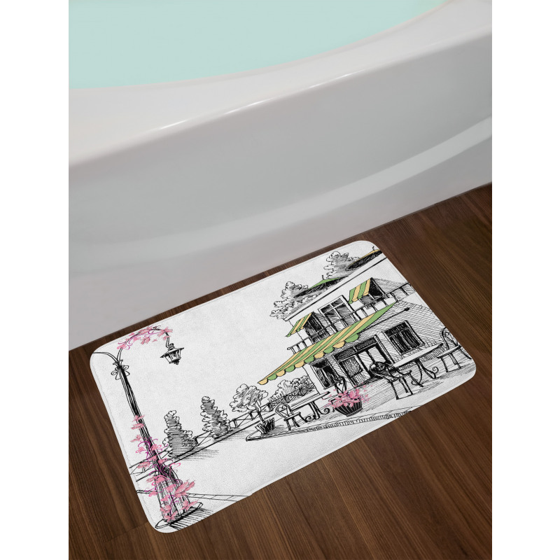 Parisian Patio Bath Mat