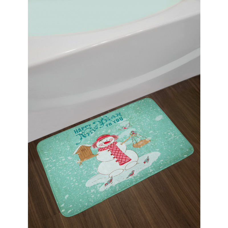 Happy New Year Bath Mat