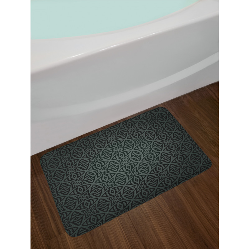 Folk Celtic Floral Bath Mat