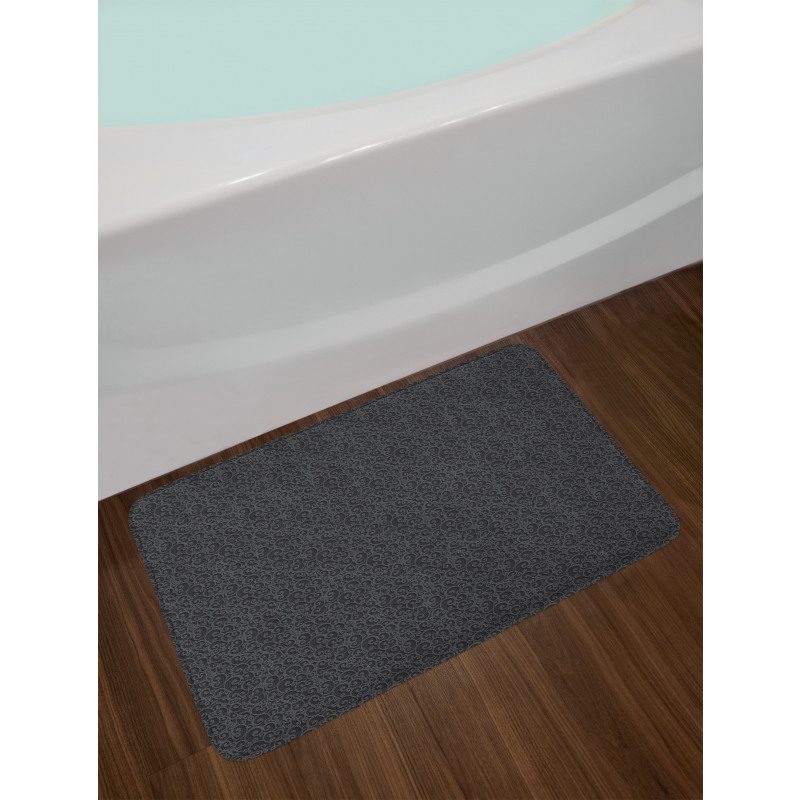 Royal Floral Curls Bath Mat