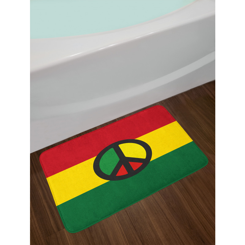 Reggae Culture Peace Bath Mat