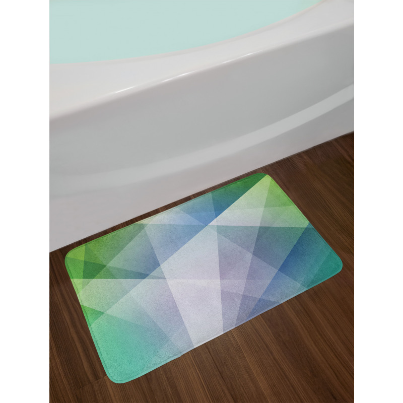 Futuristic Shapes Bath Mat