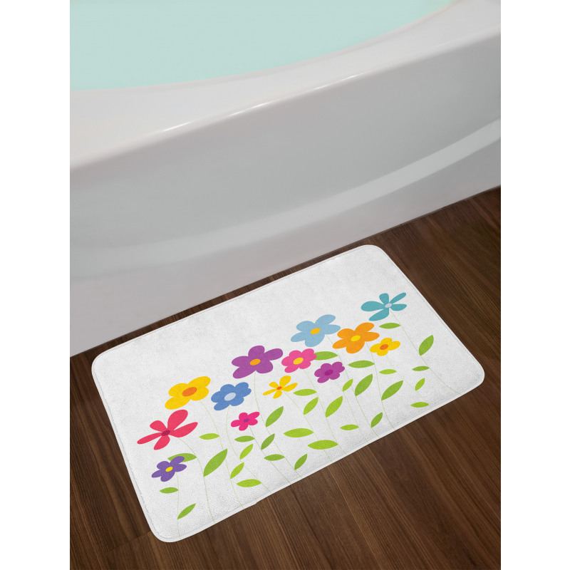 Colorful Foliage Bath Mat