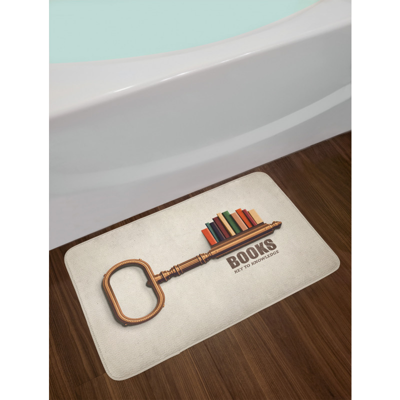 Key to Knowledge Theme Bath Mat