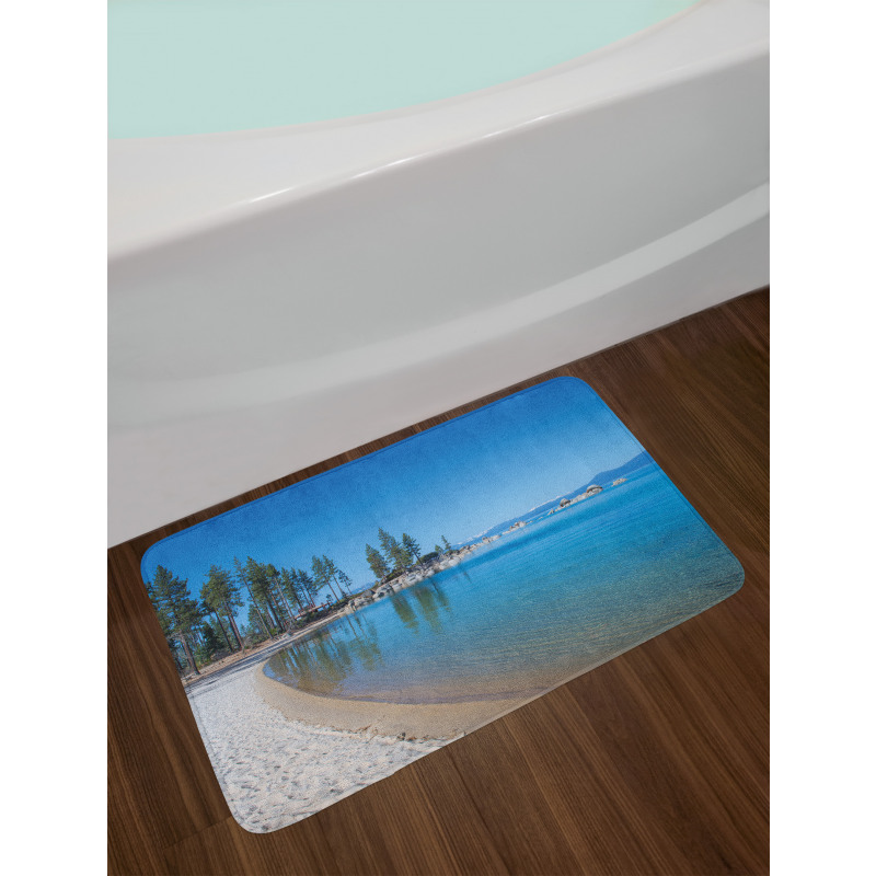 Clear Lake and Shore Bath Mat