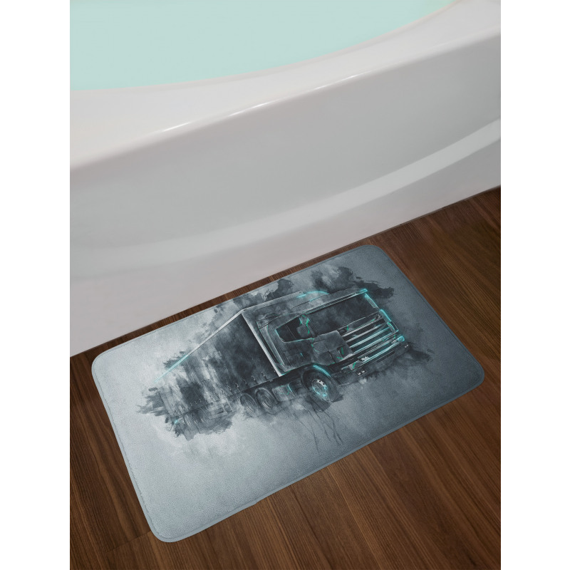 Cargo Delivery Theme Bath Mat