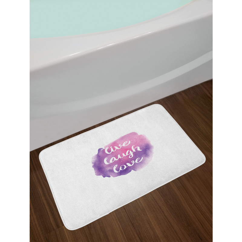 Abstract Splash Bath Mat