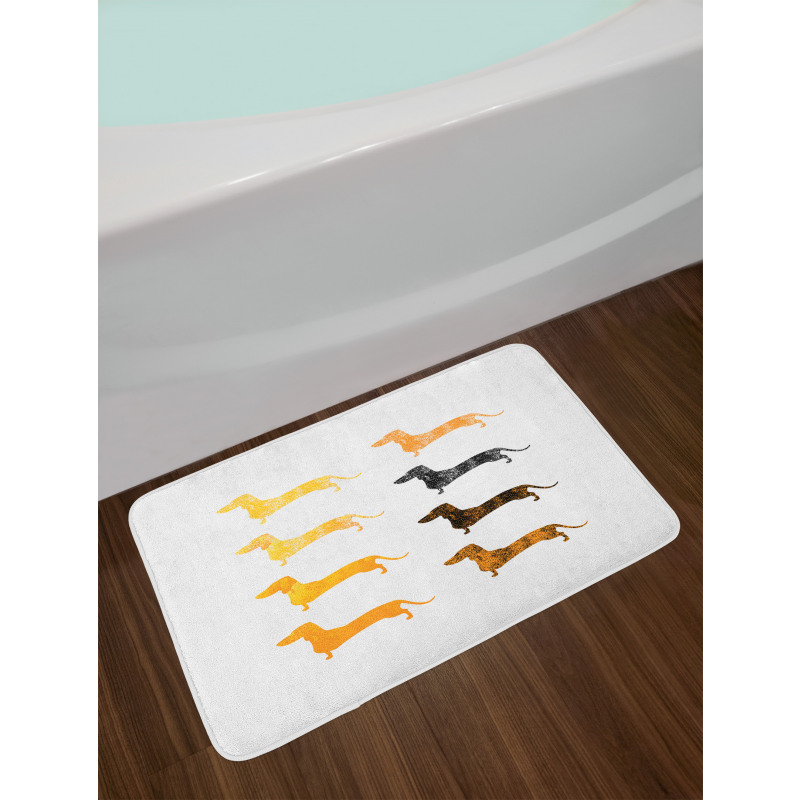 Vintage Silhouettes Bath Mat