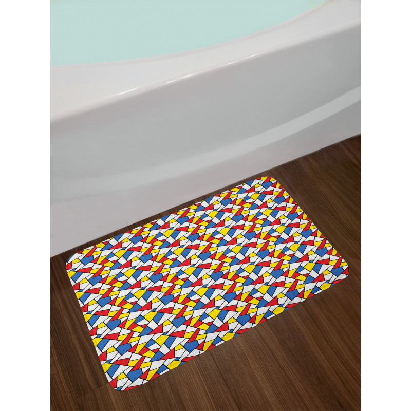 Colorful Stained Glass Bath Mat