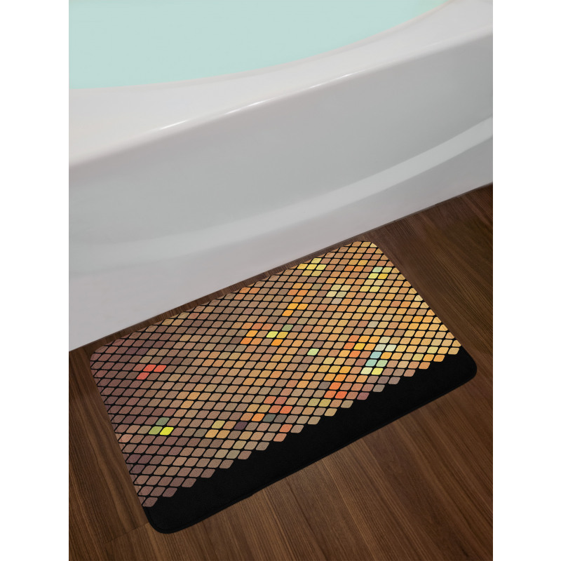 Mosaic of Squares Bath Mat