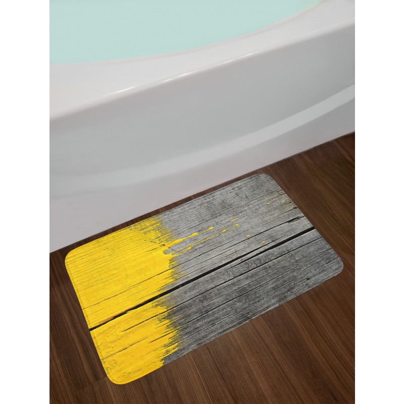 Vintage Wooden Board Bath Mat