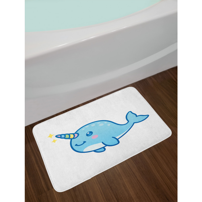 Unicorn of the Sea Bath Mat