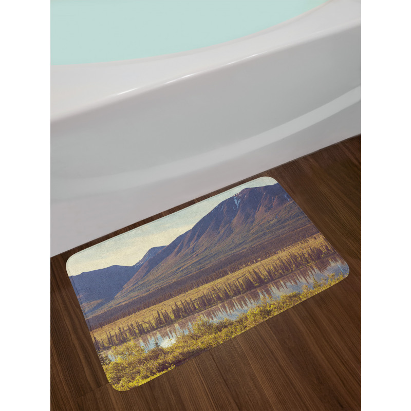 Idyllic Rustic Photo Bath Mat