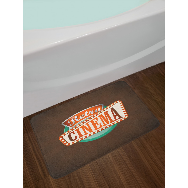 Retro Cinema Bath Mat