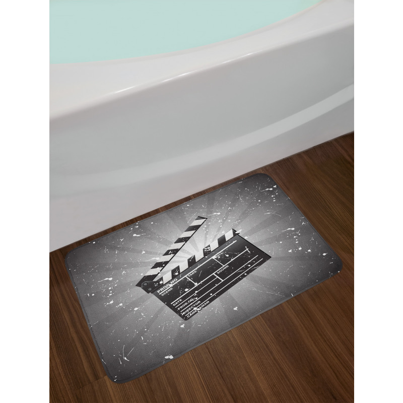 Clapper Board Bath Mat