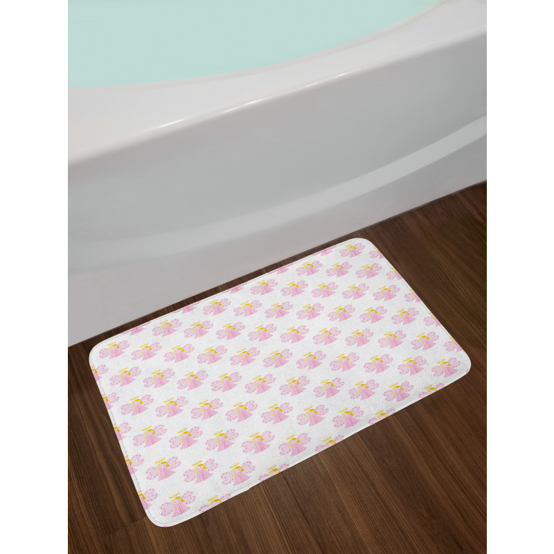 Fairy Girl with Halo Bath Mat