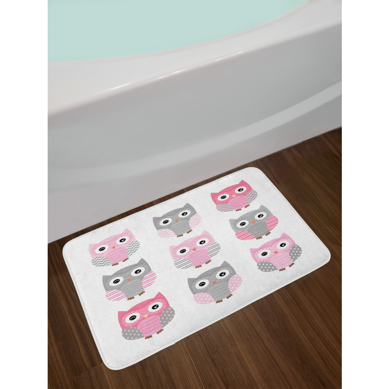 Owl Animals Bath Mat