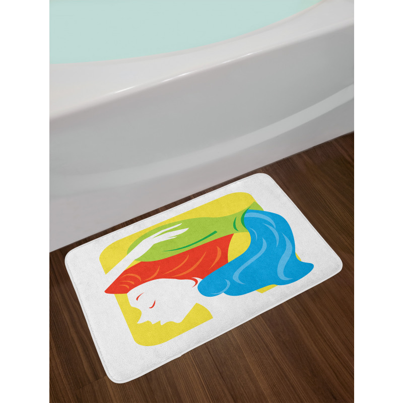 Astrology Lady Bath Mat