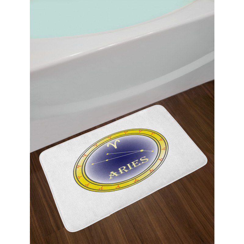 Sign Constellation Bath Mat