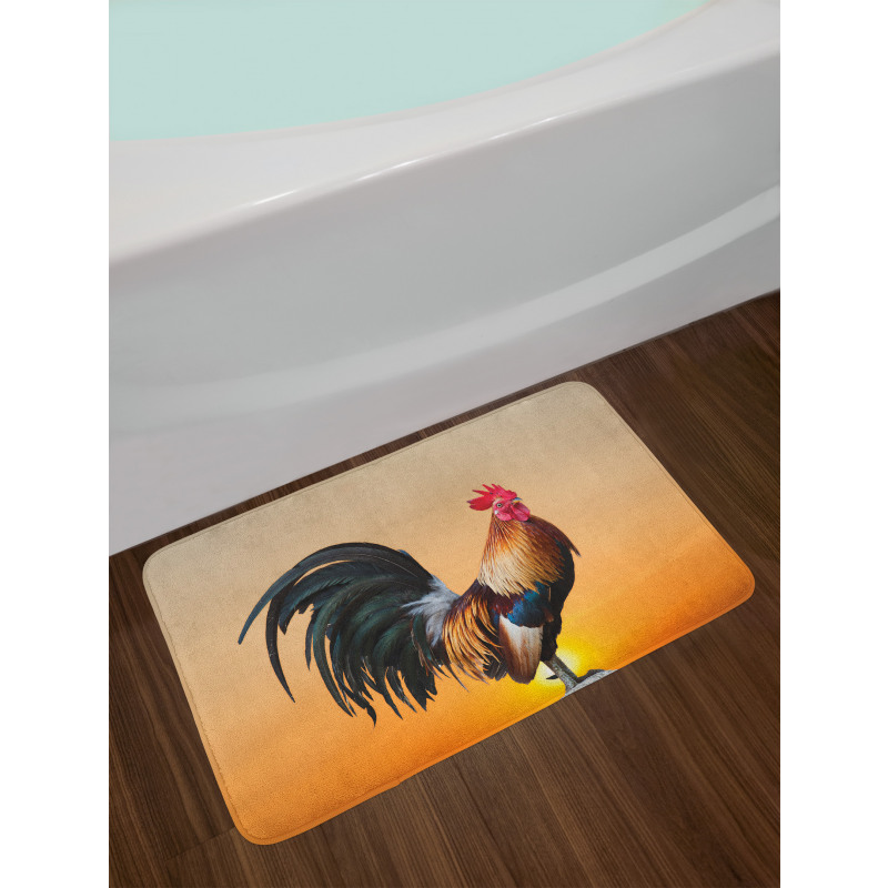 Farm Animal Sunrise Bath Mat