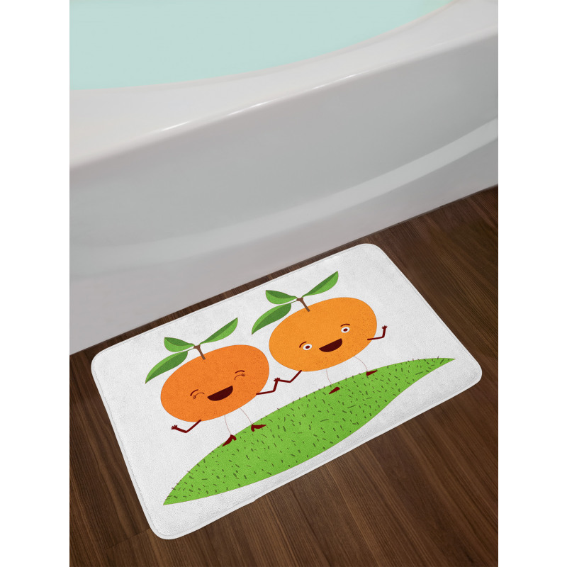 Cartoon Fruit Bath Mat