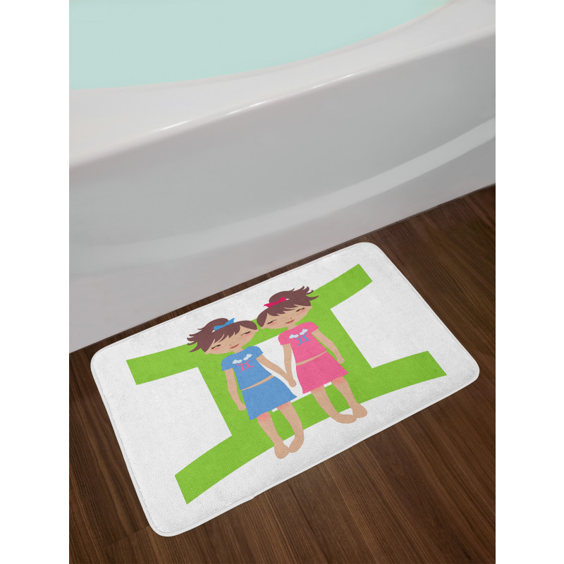 Twin Girls Teens Bath Mat