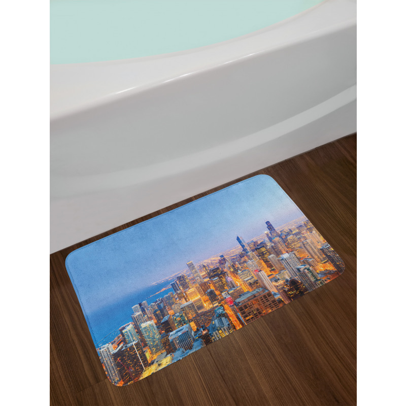 Vibrant City Bath Mat