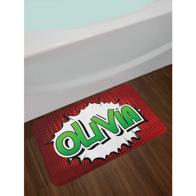 Teen Womens Given Name Bath Mat