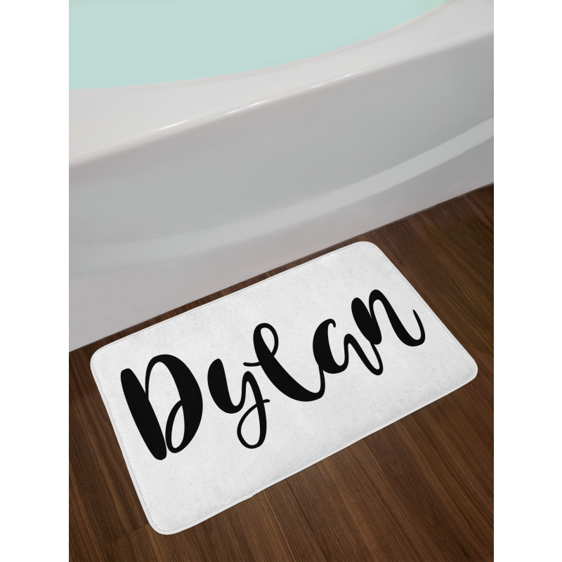 Font Design Bath Mat