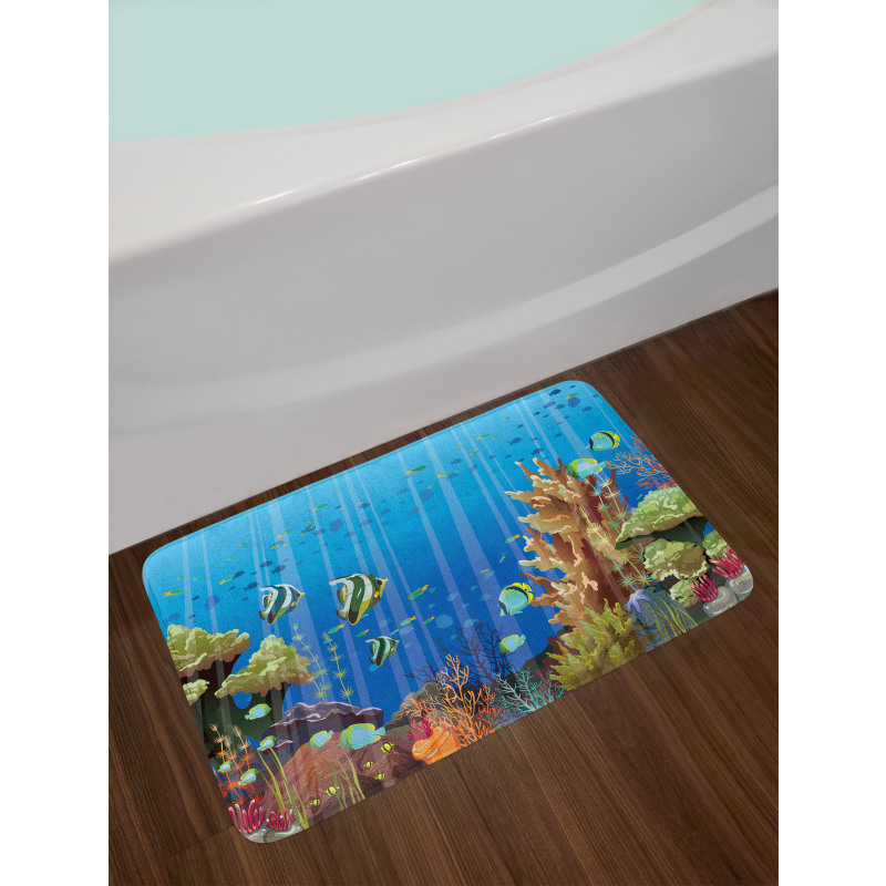 Underwater World Exotic Bath Mat